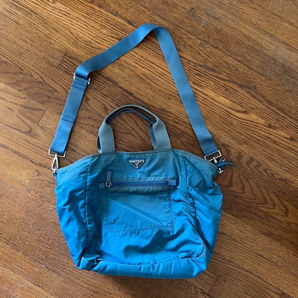Authentic Prada Two-Way Nylon Tote